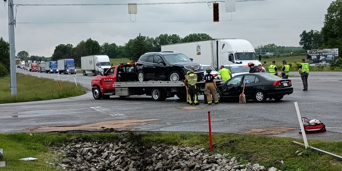 3 Injured in Multi-vehicle Crash on U.S. 30 in Whitley County, Indiana State Police Say