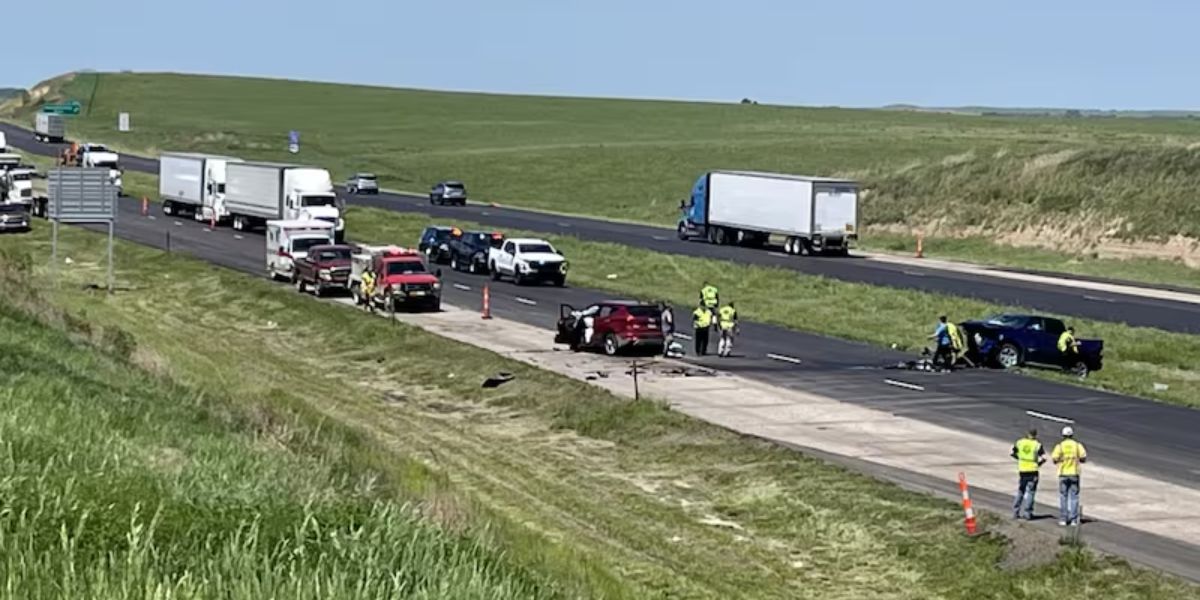 Back-to-back Crashes on I-35 Near Emporia Send Two to Hospital, Prompt Emergency Response