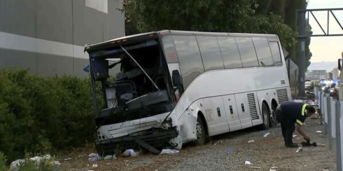 Early Morning Crash in Hacienda Heights Kills 1, Injures 32 in Tour Bus-suv Collision