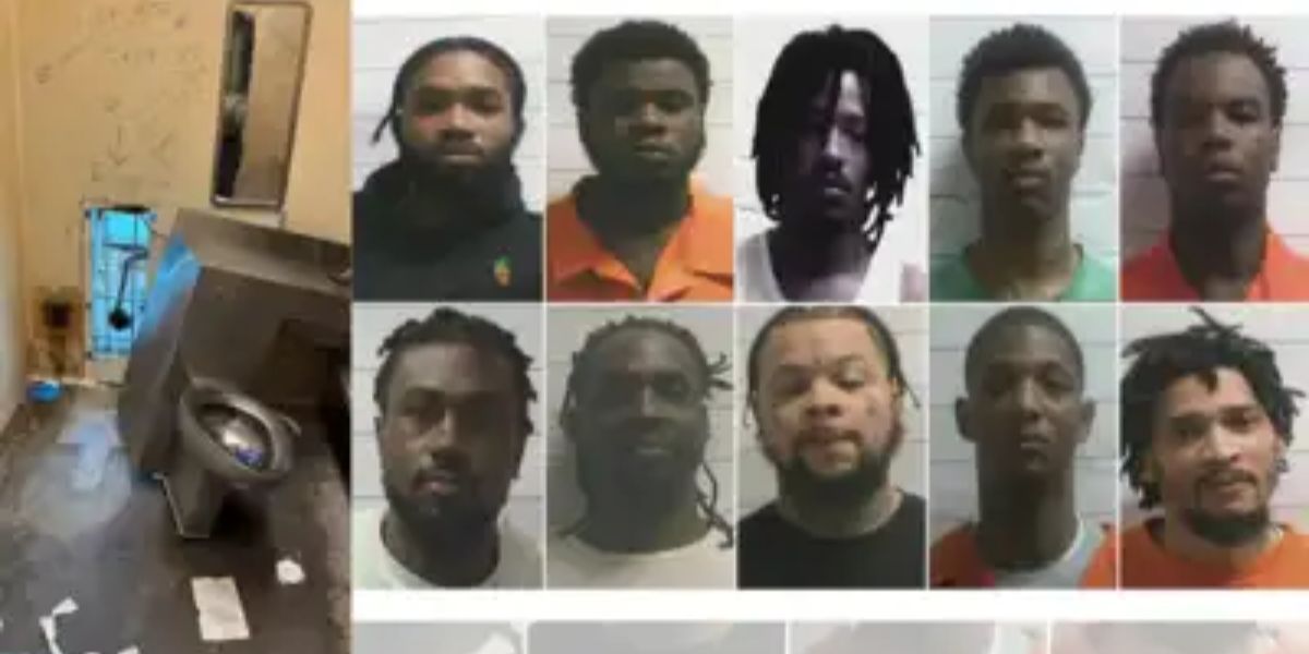 Jail Worker Arrested After 10 Inmates Escape Through Hole Behind Toilet at New Orleans Jail