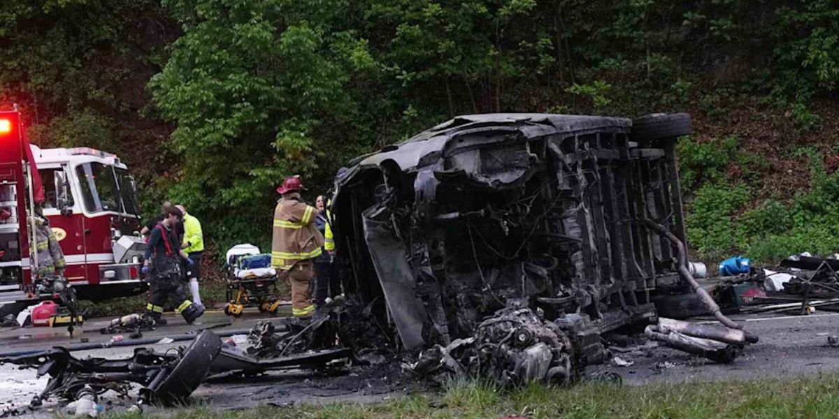 One Dead in Early Morning Crash as Vehicle Hits Tree and Catches Fire in Geary County