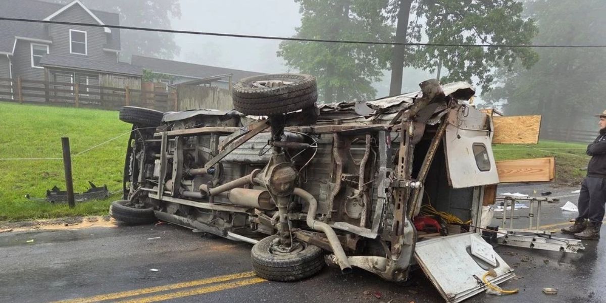 Two-vehicle Crash in Sadsbury Township Causes Truck Rollover, Injuries Reported